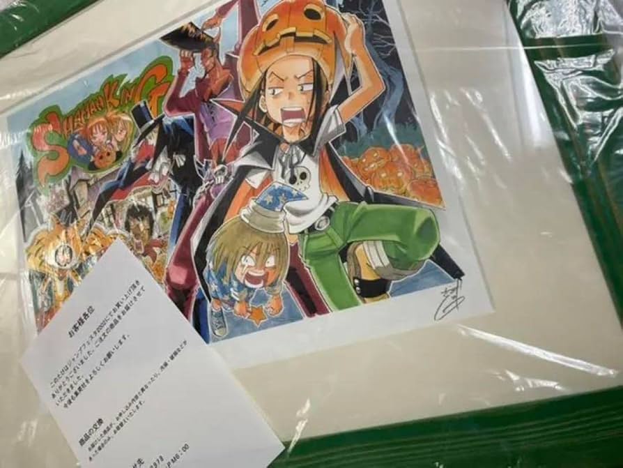 Amazon.co.jp: シャーマンキング 複製原画 サイン入り : おもちゃ